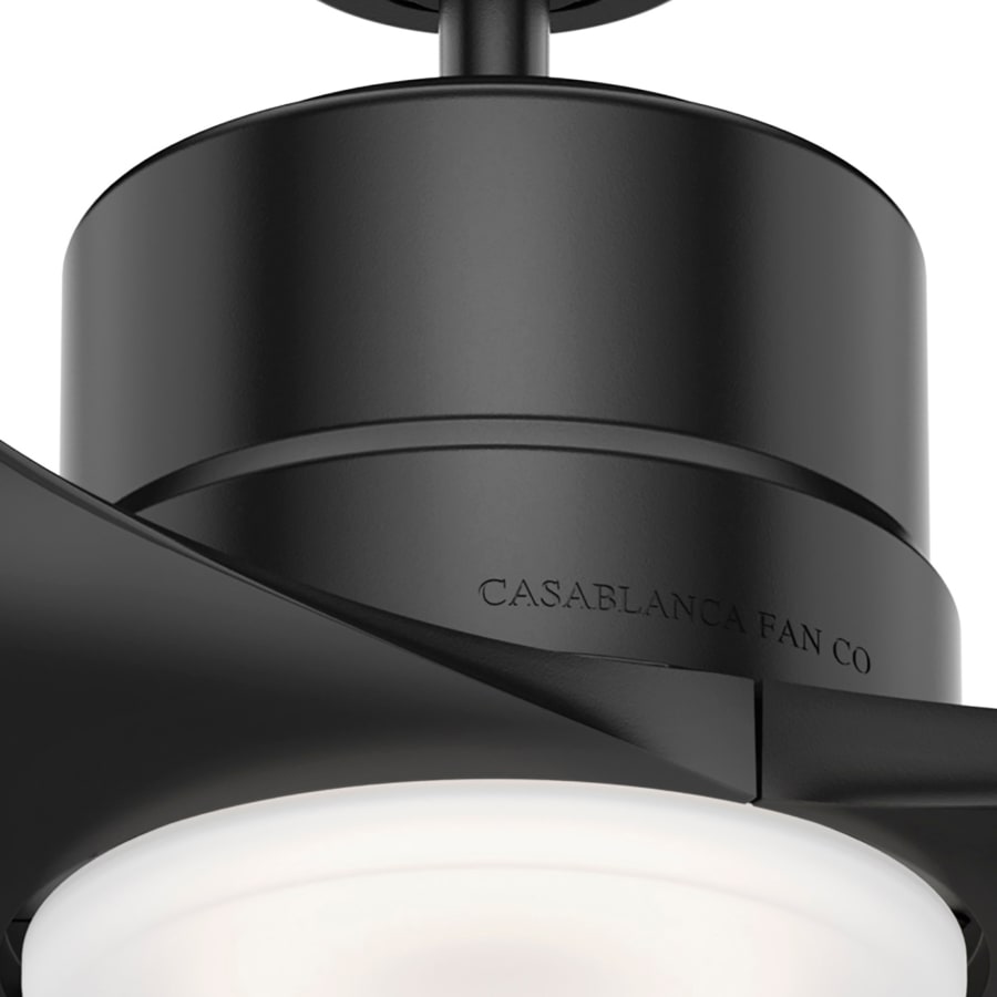 Casablanca Piston LED 52-in Sage Green Indoor/Outdoor Ceiling Fan with Remote (3-Blade)