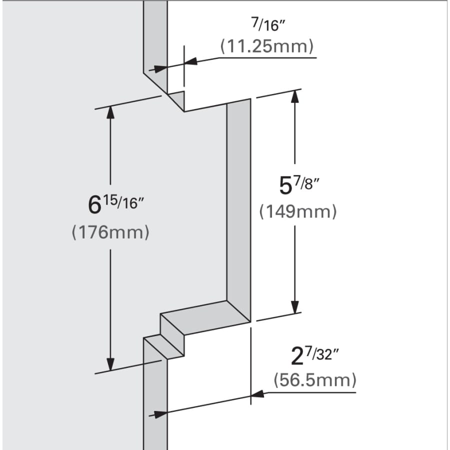 Cavilock CL400D0038 Magnetic Latching Privacy Double Door