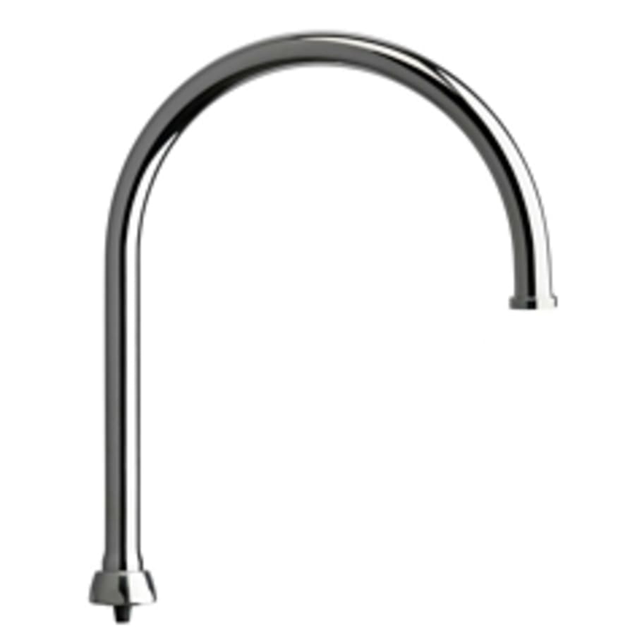 Chicago Faucets 8" High-Arch Gooseneck Swing Spout with Flow Control Chrome