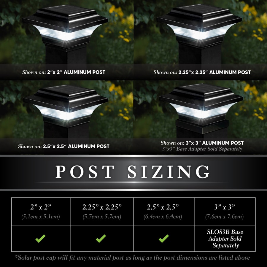 Imperial solar post cap light cheap