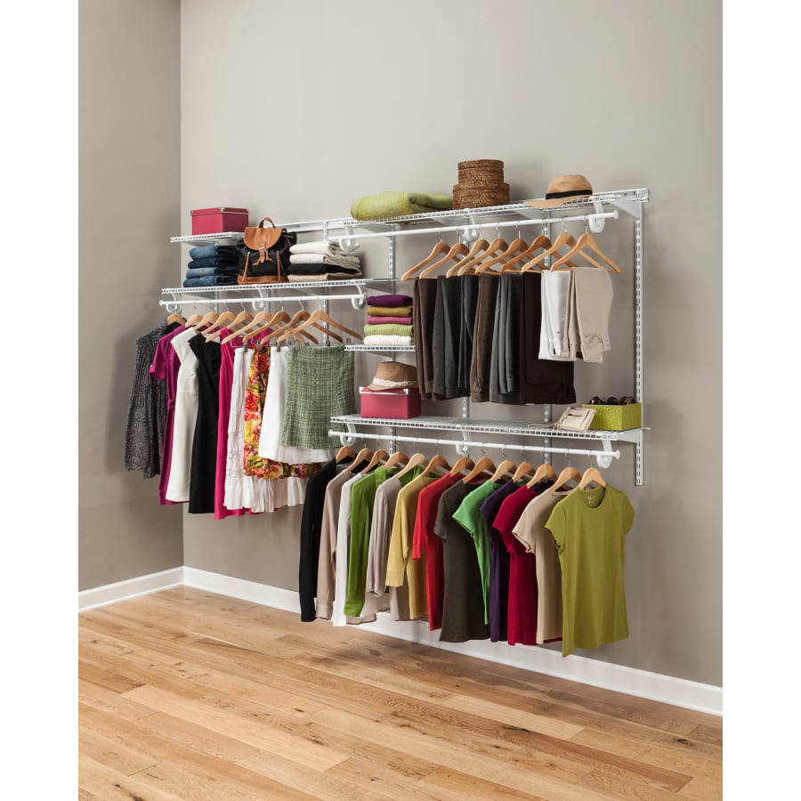 ClosetMaid 209100 ShelfTrack 7 to 10 Foot Wide Closet Build