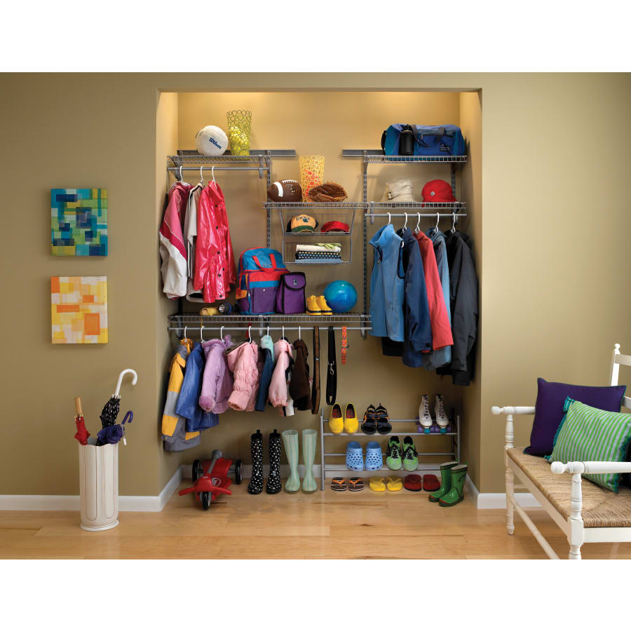 ClosetMaid 7880800 ShelfTrack 4 to 6 Foot Wide Closet Build