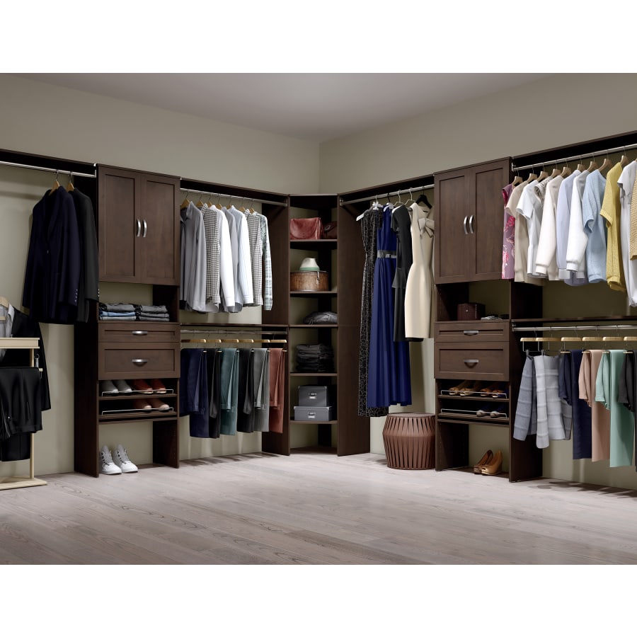 ClosetMaid 662400 SuiteSymphony 31 3 4 Inch Wide Corner Build
