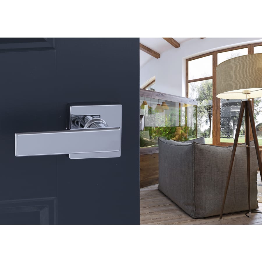 Copper Creek-RL2220-RND-Living Room Application View in Polished Stainless