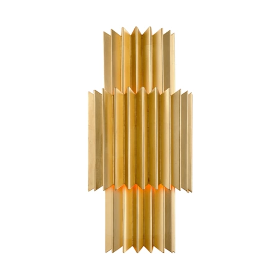 Corbett Lighting Moxy 2 Light 20" Tall Wall Sconce Gold Leaf