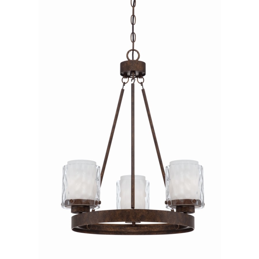 Craftmade 35423-PR Kenswick 3-Light Chandelier - Peruvian Bronze