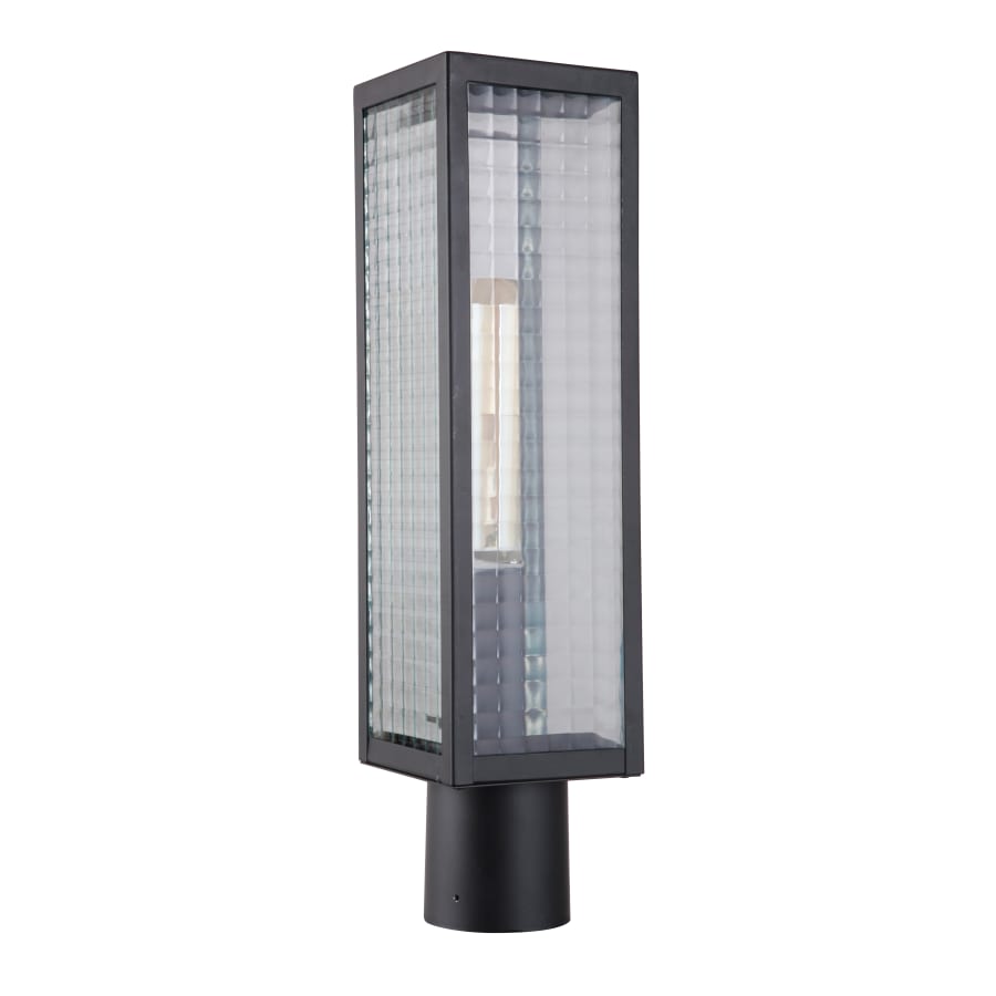 Craftmade Deka 19" Tall Outdoor Single Head Post Light Midnight
