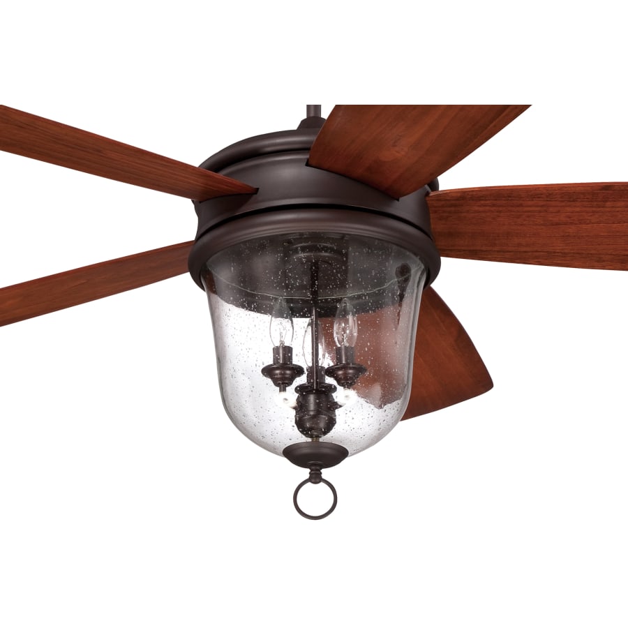 Craftmade Fredericksburg 60-in Oiled Bronze Gilded Incandescent Indoor/Outdoor Ceiling Fan with Remote (5-Blade)