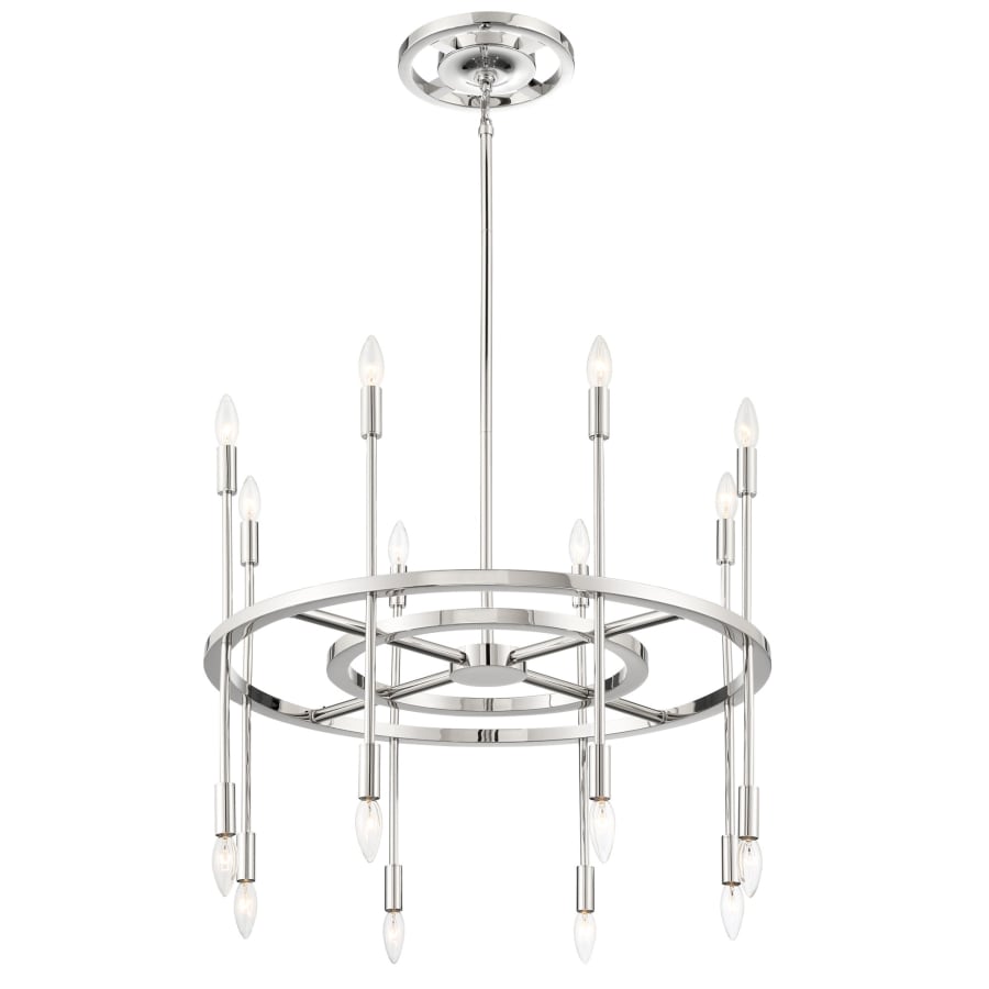 Crystorama Lighting Group Aries 16 Light 29" Wide Chandelier Polished Nickel