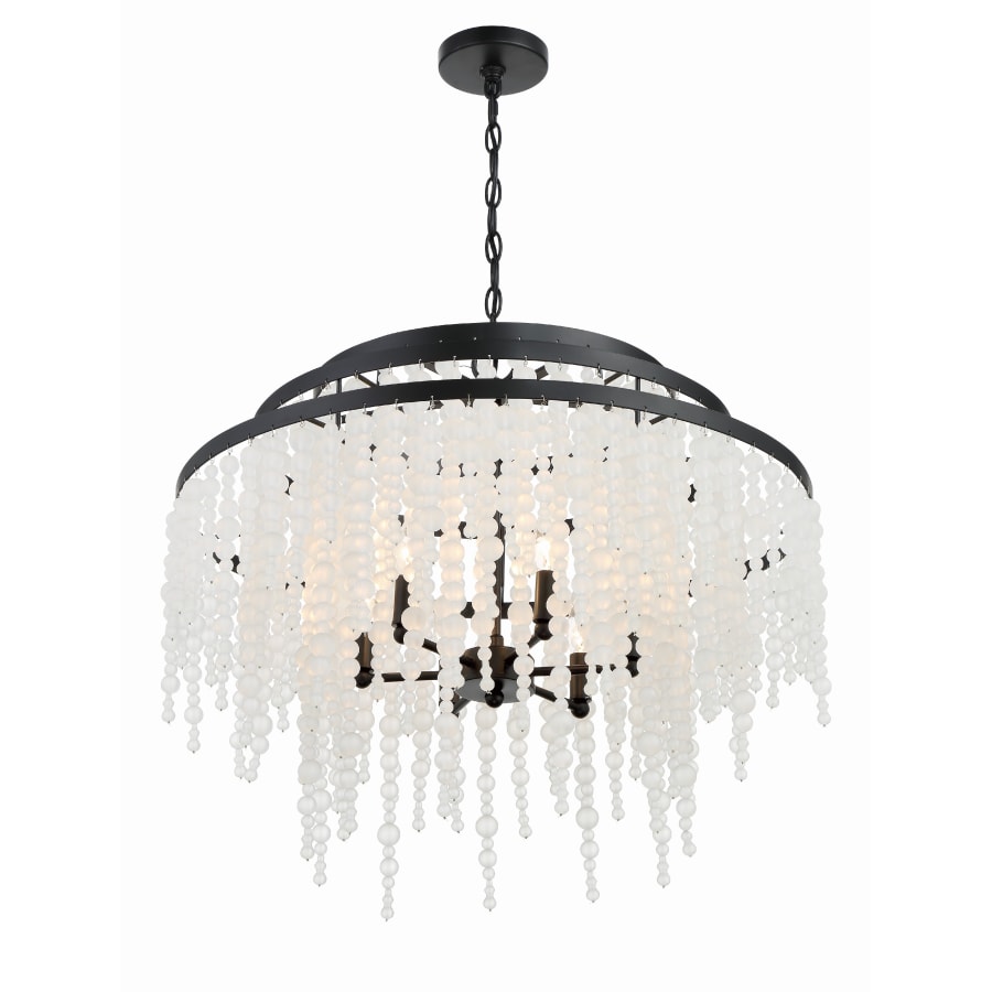 Crystorama Lighting Group POP-A5076-MK-FR Poppy 6 Light 27