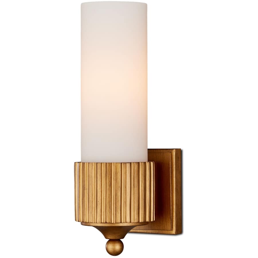 Currey Bryce Gold Bath Wall Sconce - Thumbnail 3