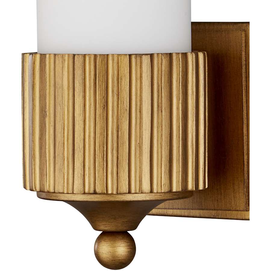 Currey Bryce Gold Bath Wall Sconce - Thumbnail 5