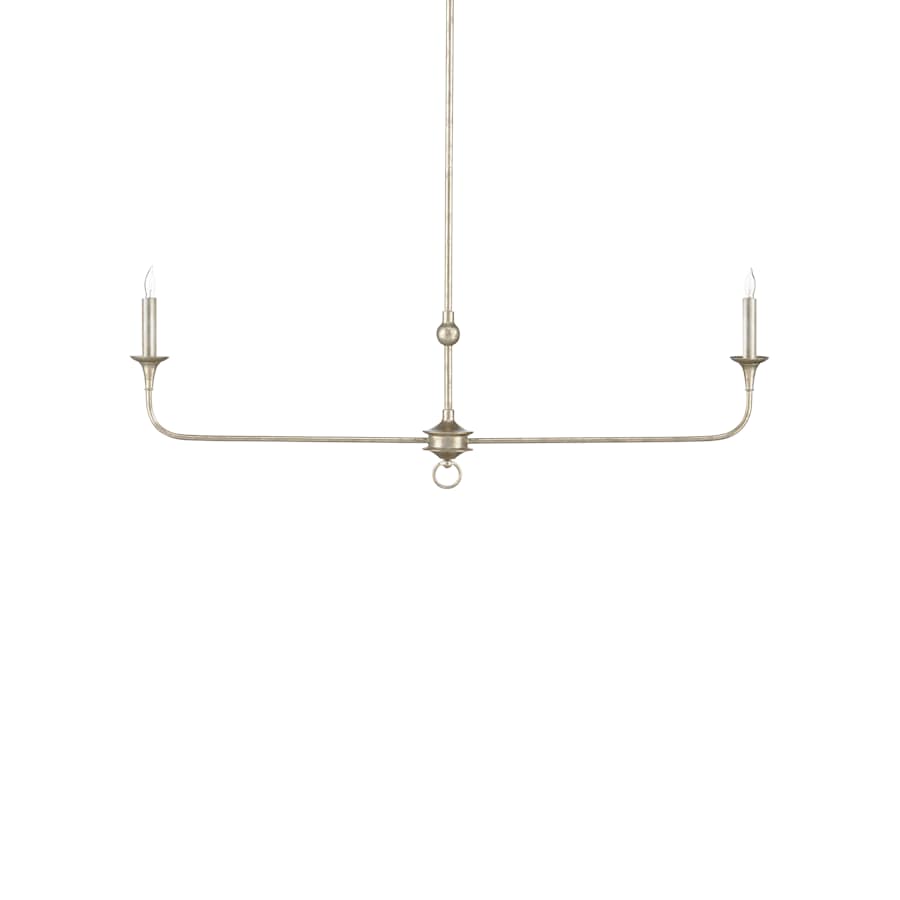 Currey and Company Nottaway Linear Chandelier - Thumbnail 2