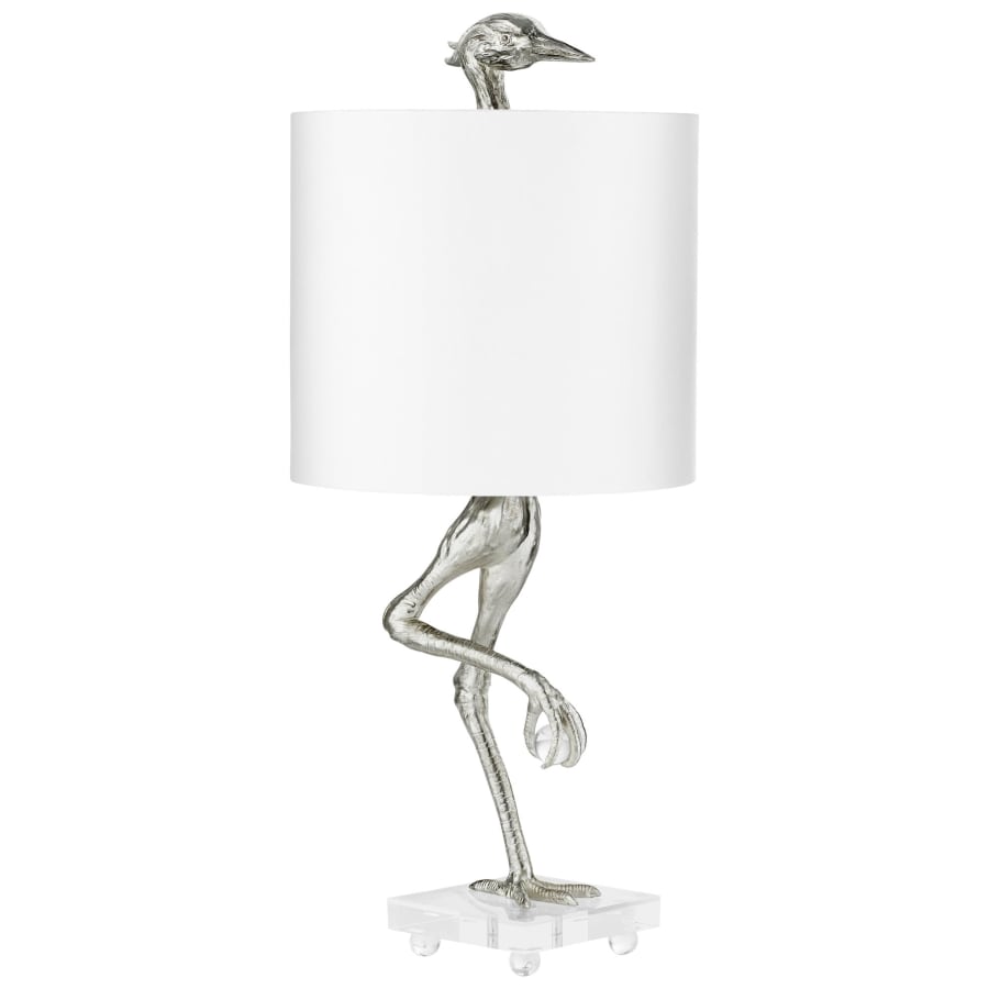 Cyan Design Ibis 35" Tall Animal Table Lamp Silver Leaf