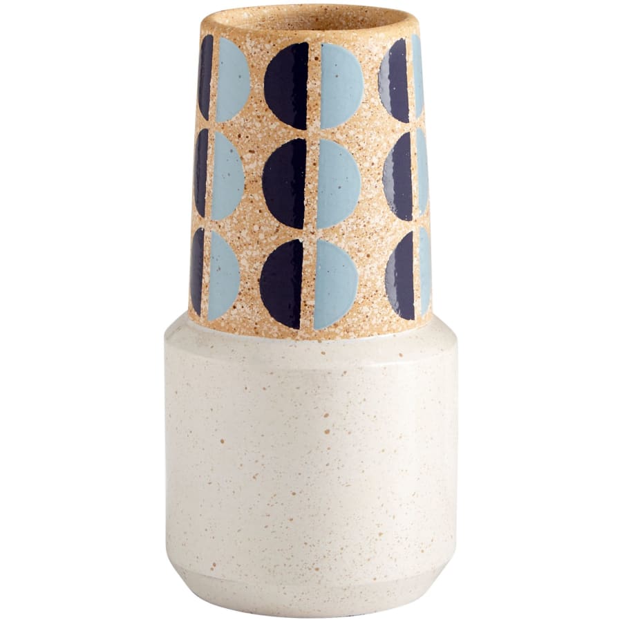 Cyan Design Soda Canyon 12" Tall Ceramic Vase Multi-Colored