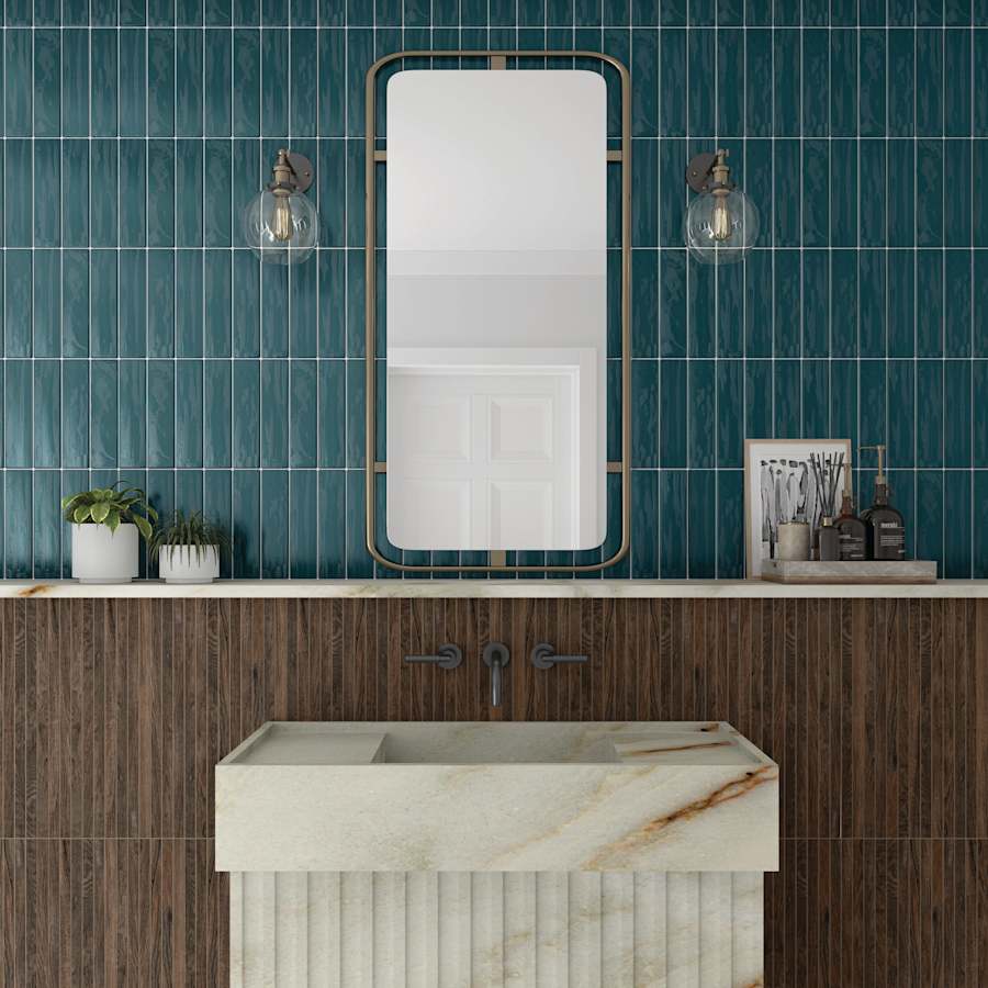 キャンティの森 Dark Matte Porcelain Tile 24×24 | Marble Systems, Marble