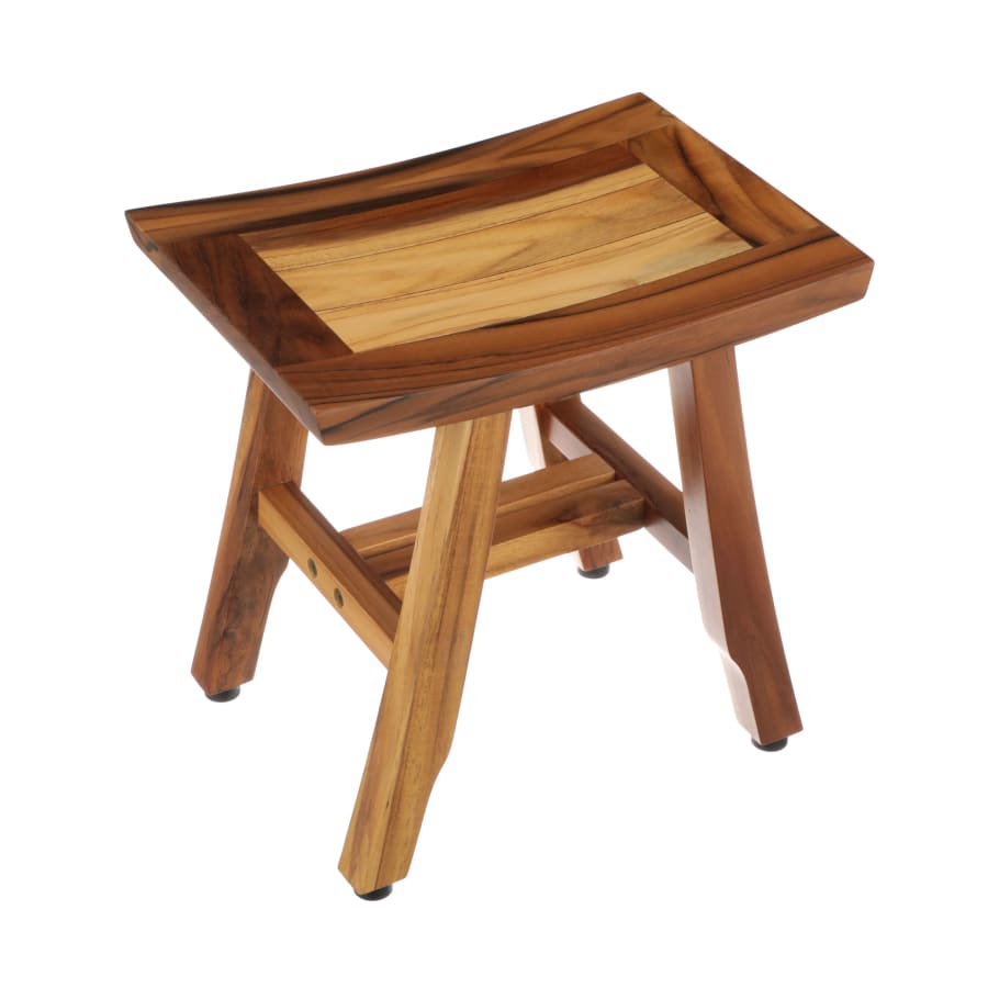 Teak Shower Bench Amazon Bathroom Stool DecoTeak ED1050 Satori 14