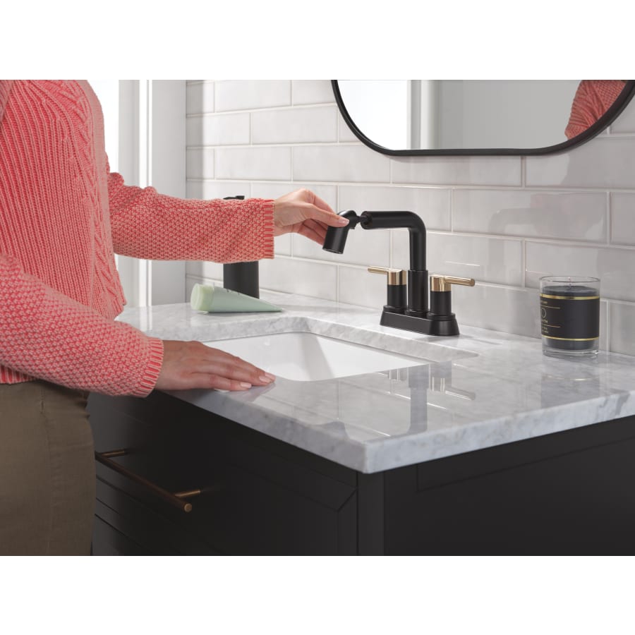 Delta 25849LF-GZPD Nicoli 1.2 GPM Centerset Bathroom | Build.com Delta 25849LF-GZPD Nicoli 1.2 GPM Centerset Bathroom | Build.com