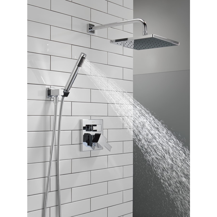 Delta 342701-CZ Modern Square Non Shared Function Shower