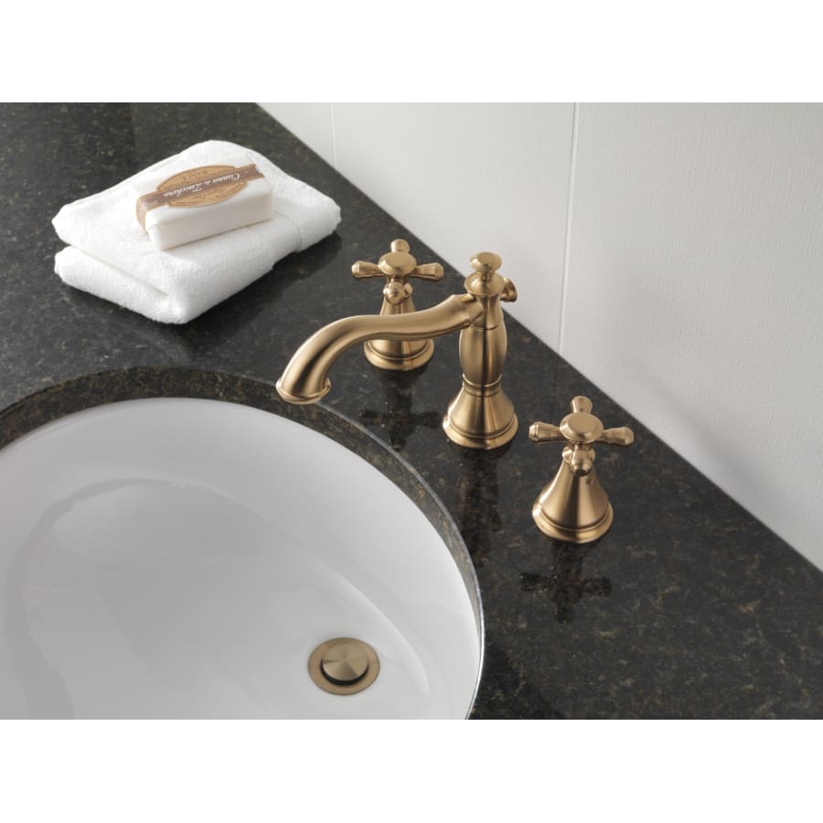 delta-3597lf-mpu-lhp-installed-faucet-in-champagne-bronze-1150 delta-3597lf-mpu-lhp-installed-faucet-in-champagne-bronze-1150