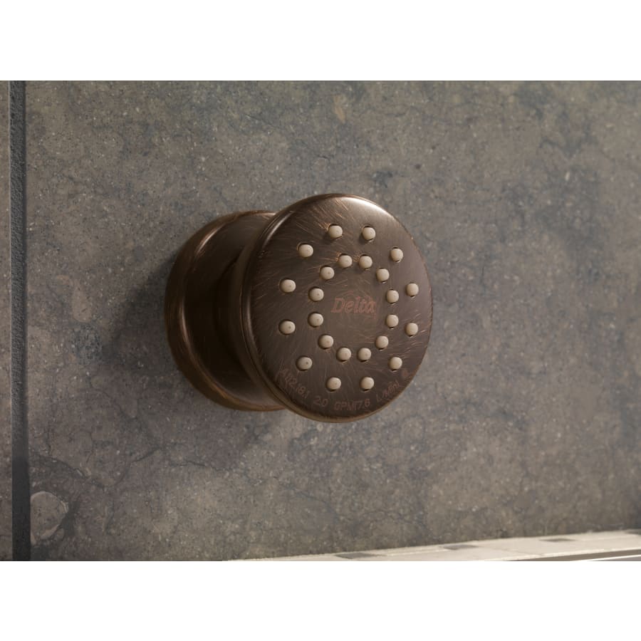 Delta-50102-Installed Body Spray in Venetian Bronze