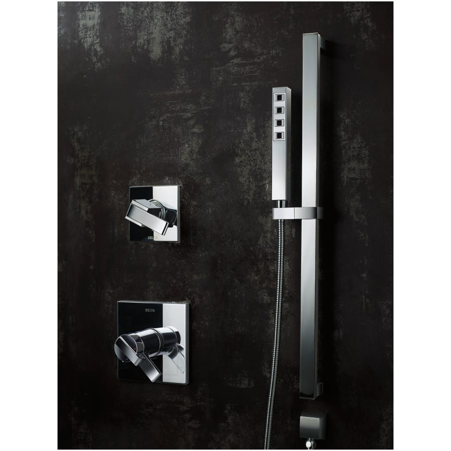 (´・ω・｀) H2Okinetic® Single-Setting Slide Bar Hand Shower in Stainless