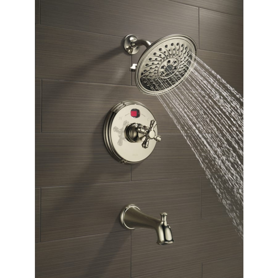 Delta-52687-Running Tub and Shower Trim in Brilliance Polished Nickel