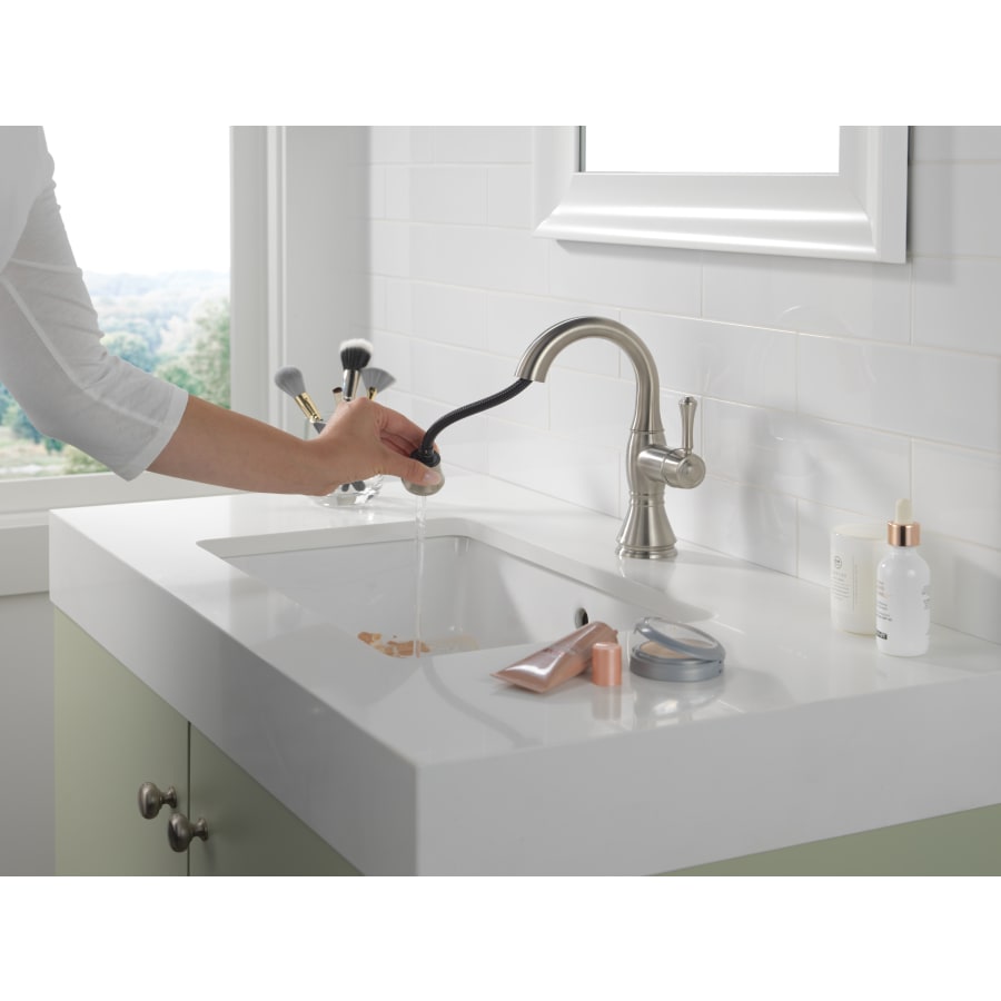 Delta 597-PNPD-DST Cassidy 1.2 GPM Single Hole Bathroom