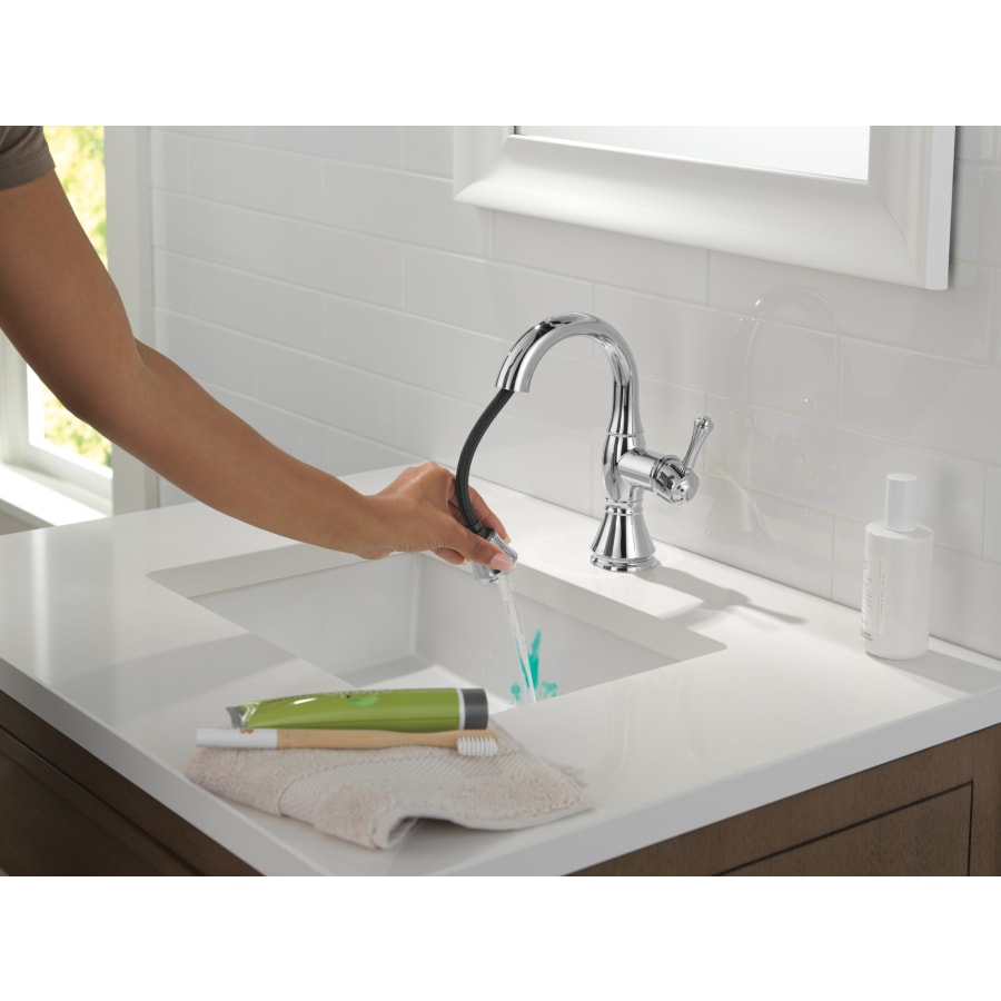 Delta 597-PNPD-DST Cassidy 1.2 GPM Single Hole Bathroom