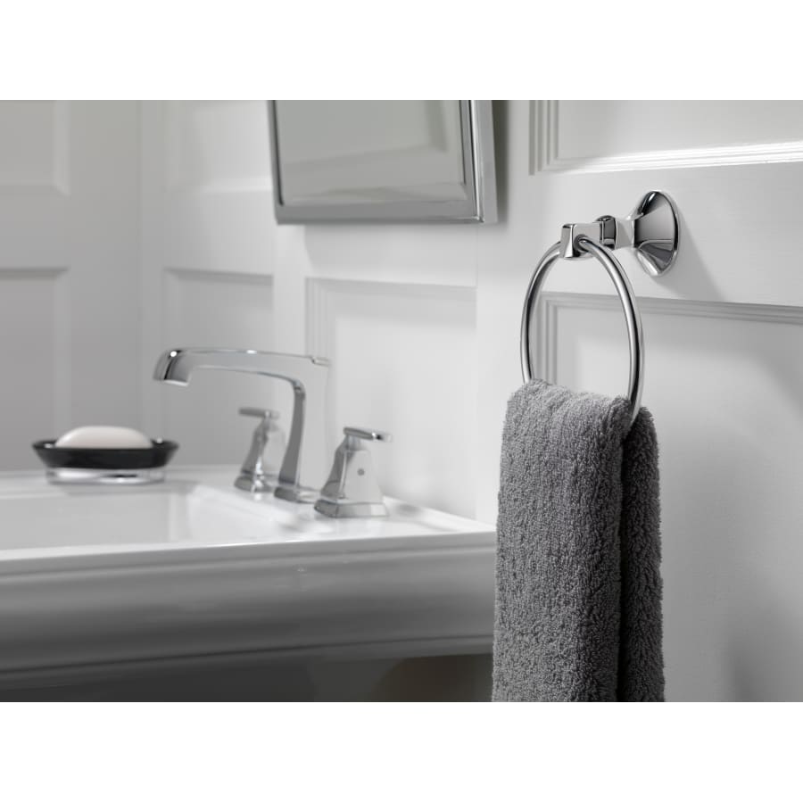 Delta-76446-Towel Ring in Chrome