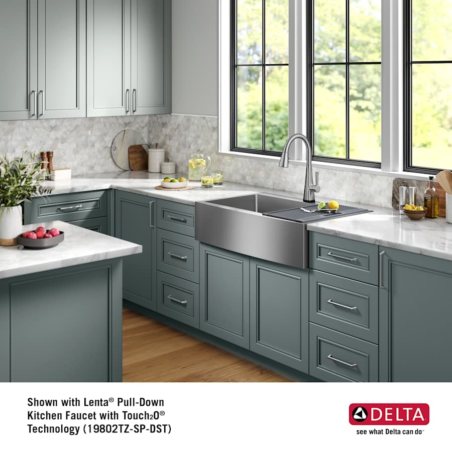 Delta 95J132-T36S-SS Lenta 36” Retrofit Farmhouse Apron Front 16