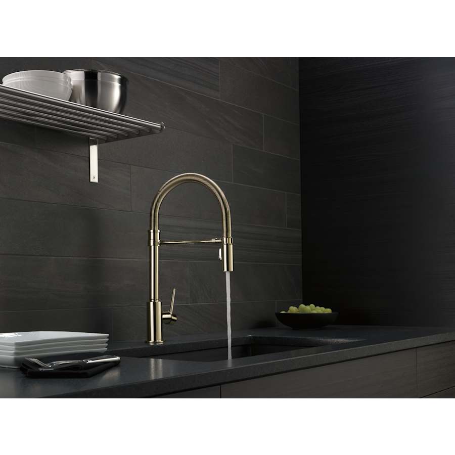 Delta 9659-CZ-DST Trinsic 1.8 GPM Single Hole Pre-Rinse Pull Down