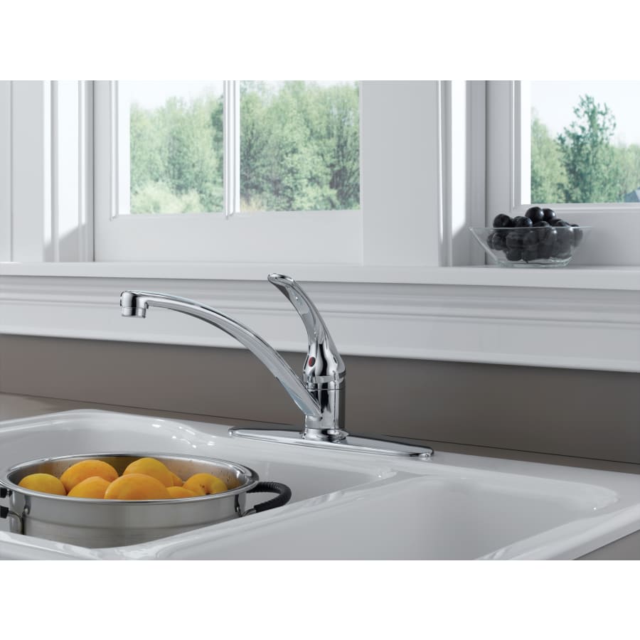 Delta-B1310LF-Installed Faucet in Chrome