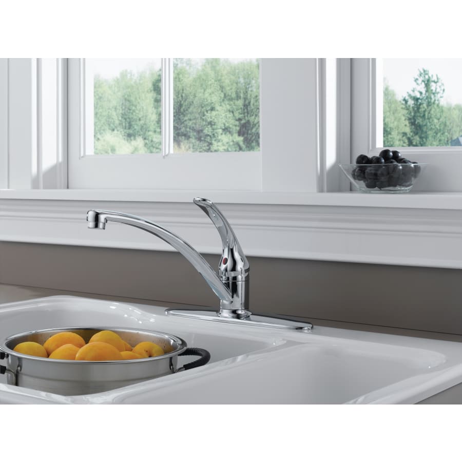 Delta-B1310LF-Installed Faucet in Chrome