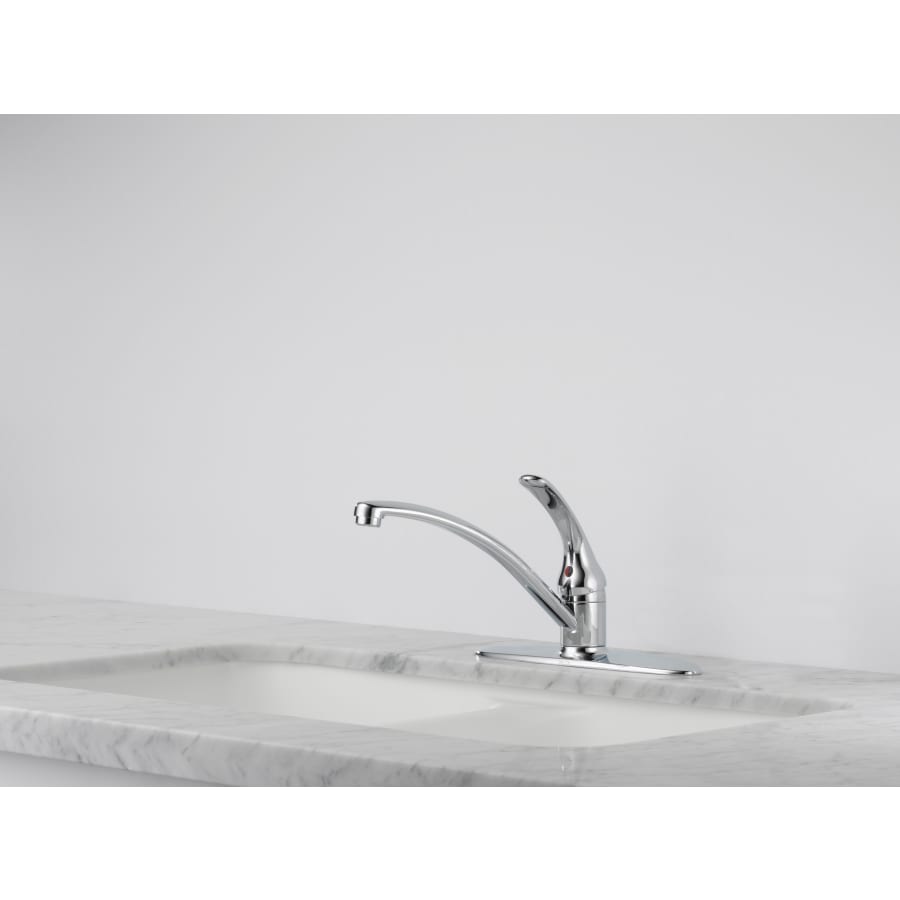 Delta-B1310LF-Installed Faucet in Chrome