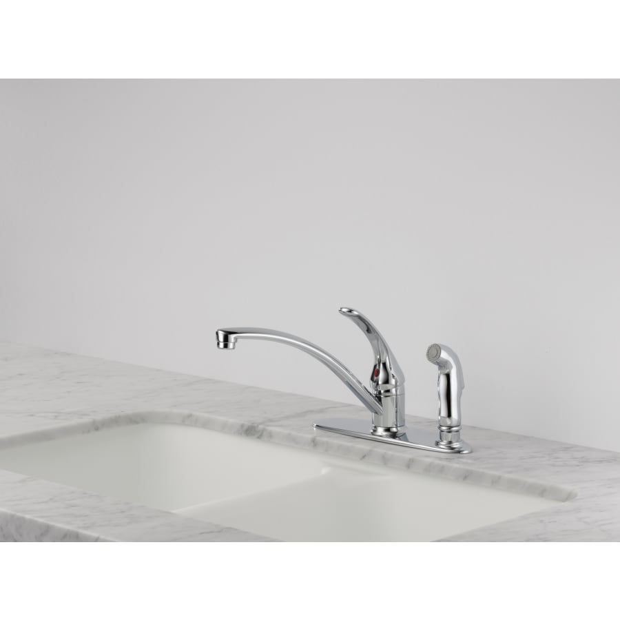Delta-B3310LF-Installed Faucet in Chrome