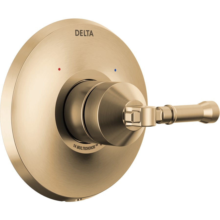 Delta Broderick Monitor 14 Series Single Function Pressure Balanced Trim Only - Less Rough-In Valve Lumicoat Champagne Bronze