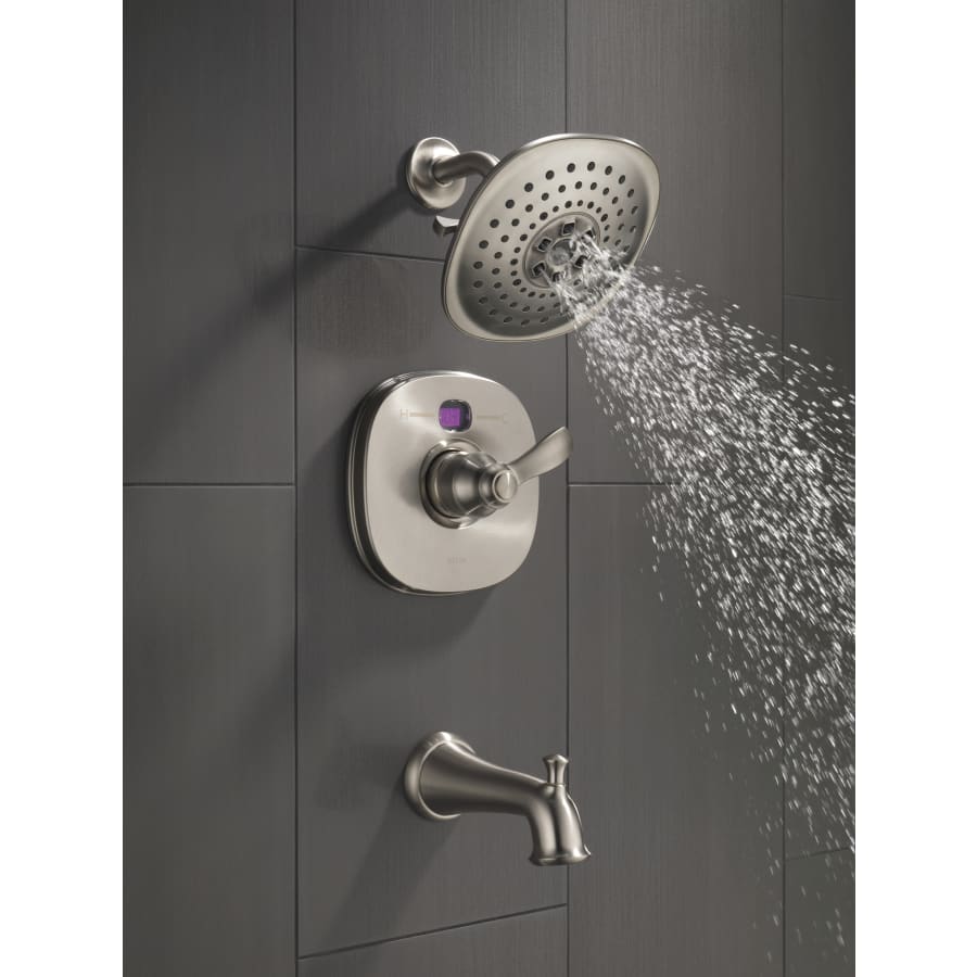 Delta-T14403-T2O-Running Tub and Shower Trim in Brilliance Stainless