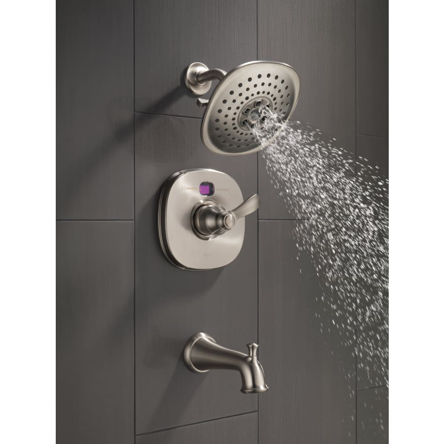 Delta-T14403-T2O-Running Tub and Shower Trim in Brilliance Stainless