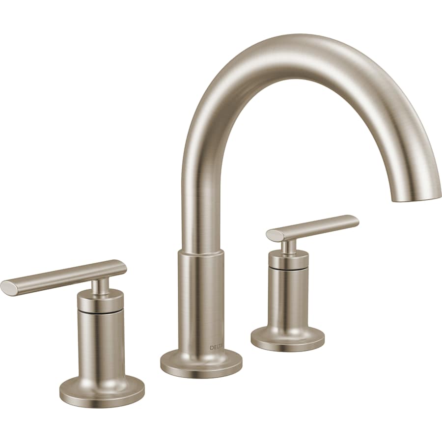 Delta Altado Deck Mounted Roman Tub Filler - Less Rough In Brilliance Stainless