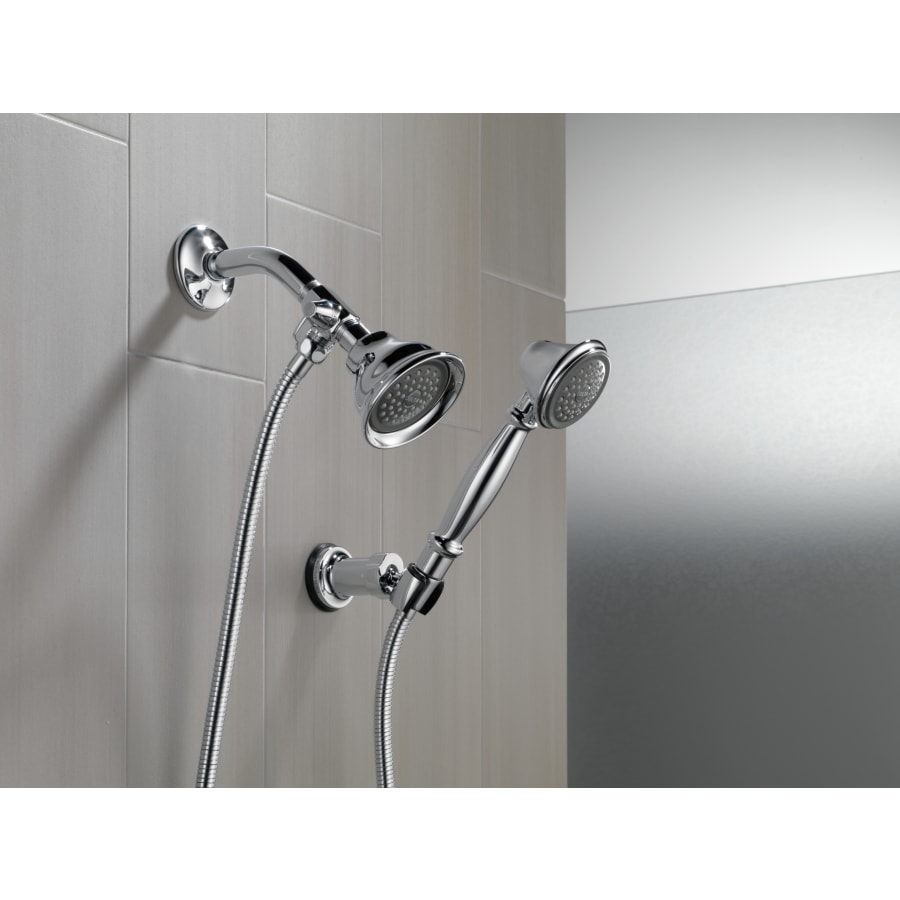 Delta-U4922-PK-Installed In2ition Shower Head and Handshower in Chrome