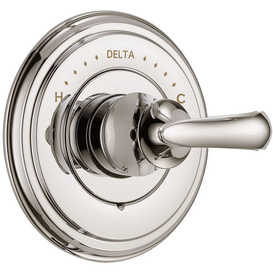 Polished Nickel Finish with French Curve Handle
