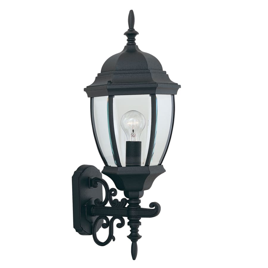 Designers Fountain 2432 BK 1 Light 9.5 Cast Aluminum Wall Build