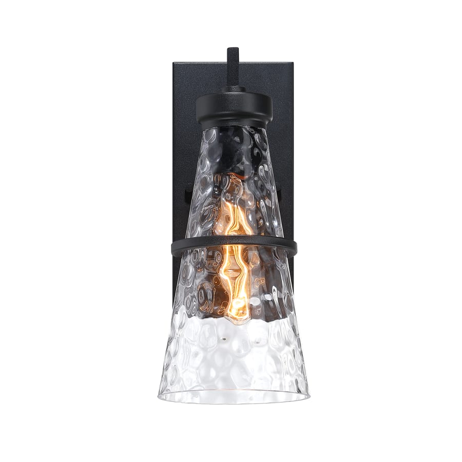 Designers Fountain Field Daisy Lane 14" Tall Outdoor Wall Sconce Black