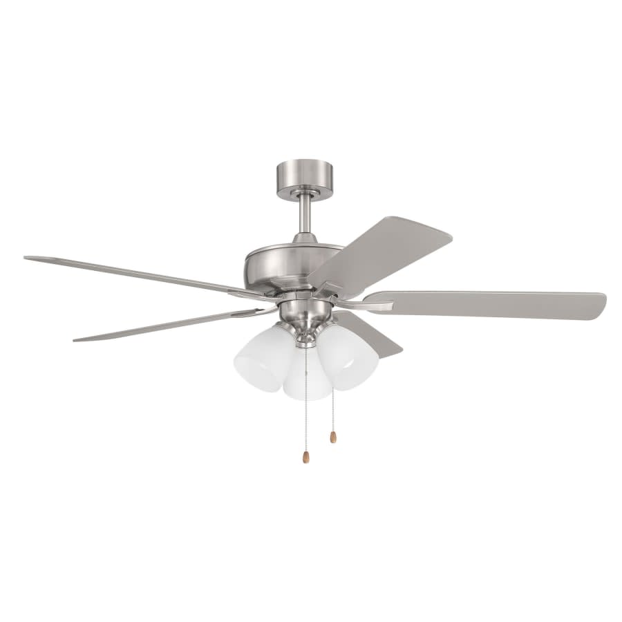 Harbor Breeze Grace Bay 52-in Brushed Nickel LED Indoor Ceiling Fan (5-Blade)