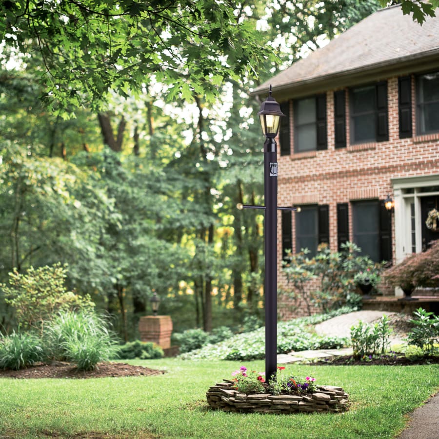 Tall outdoor lamp posts outlet