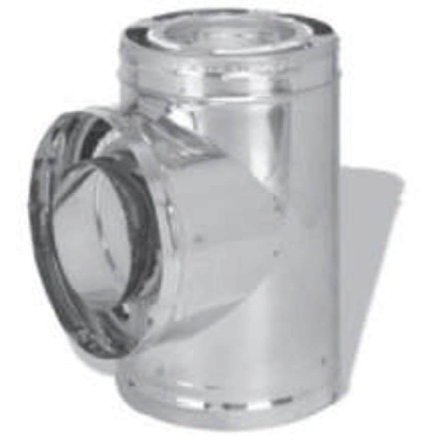 DuraVent 6" Inner Diameter - DuraPlus Class A Chimney Pipe - Triple Wall - Tee with Cap Galvanized