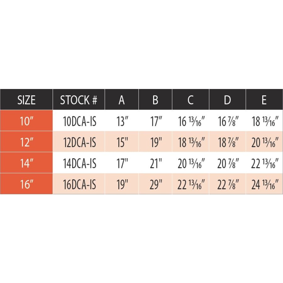 duravent_14dca_is_measurement_chart_0 duravent_14dca_is_measurement_chart_0
