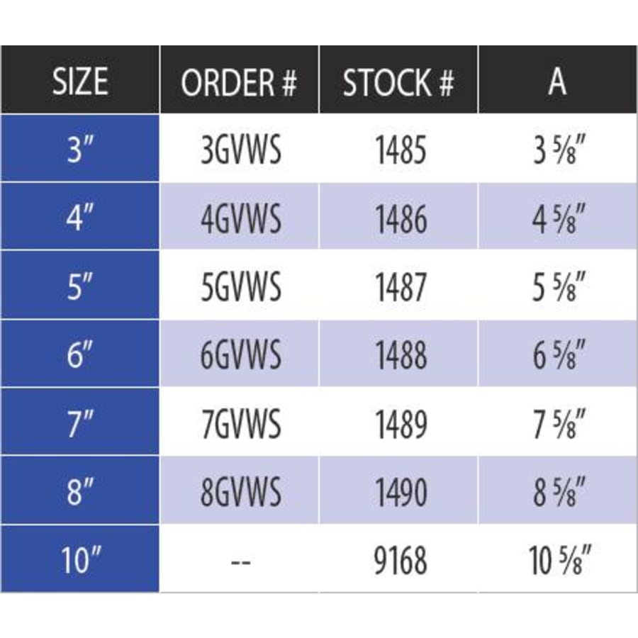 duravent_8gvws_measurement_chart_0 duravent_8gvws_measurement_chart_0