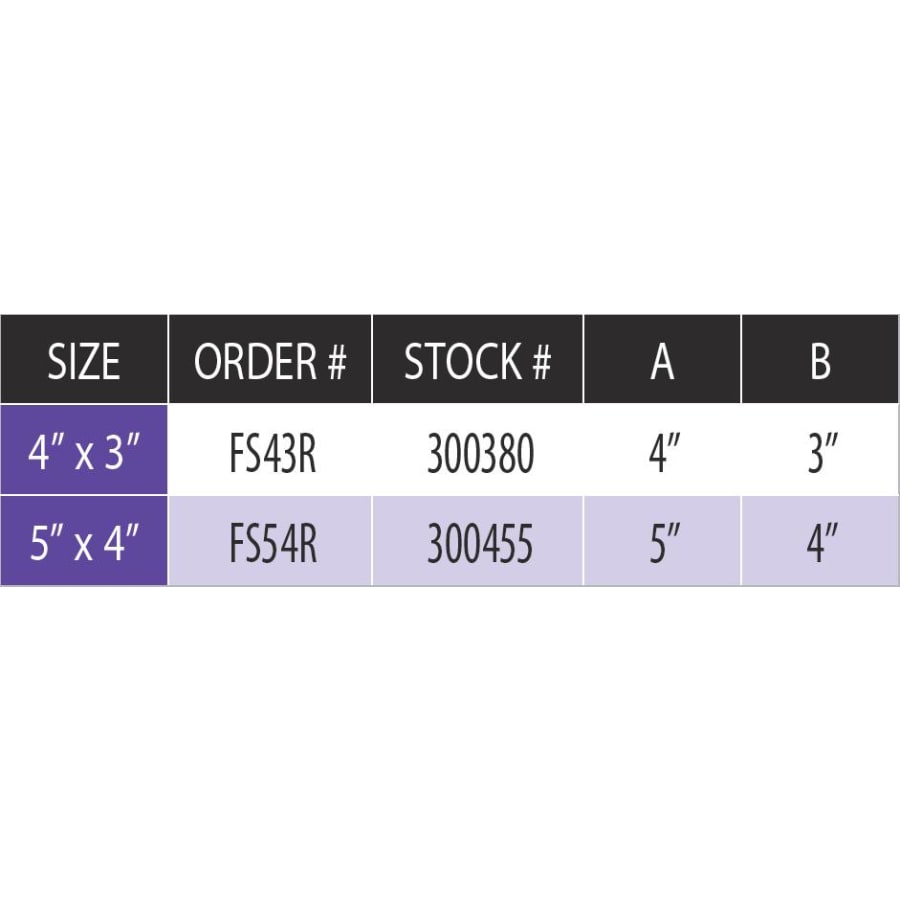duravent_fs54r_measurement_chart_0 duravent_fs54r_measurement_chart_0